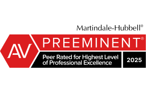 Martindale-Hubbell Preeminent Peer rated